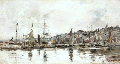 Honfleur - Der Hafen von Eugene Louis Boudin